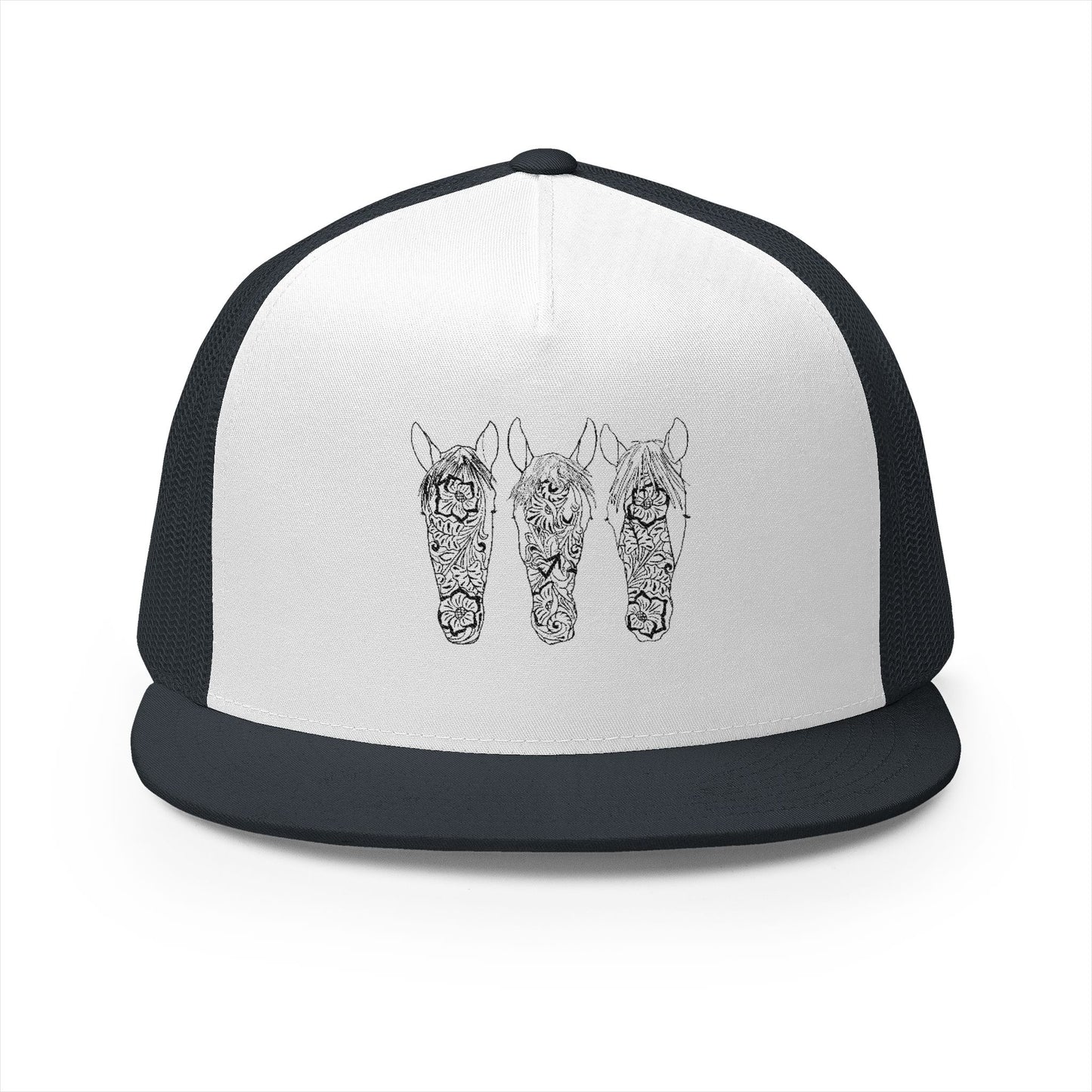 5 Panel Trucker Cap (Embroidery)