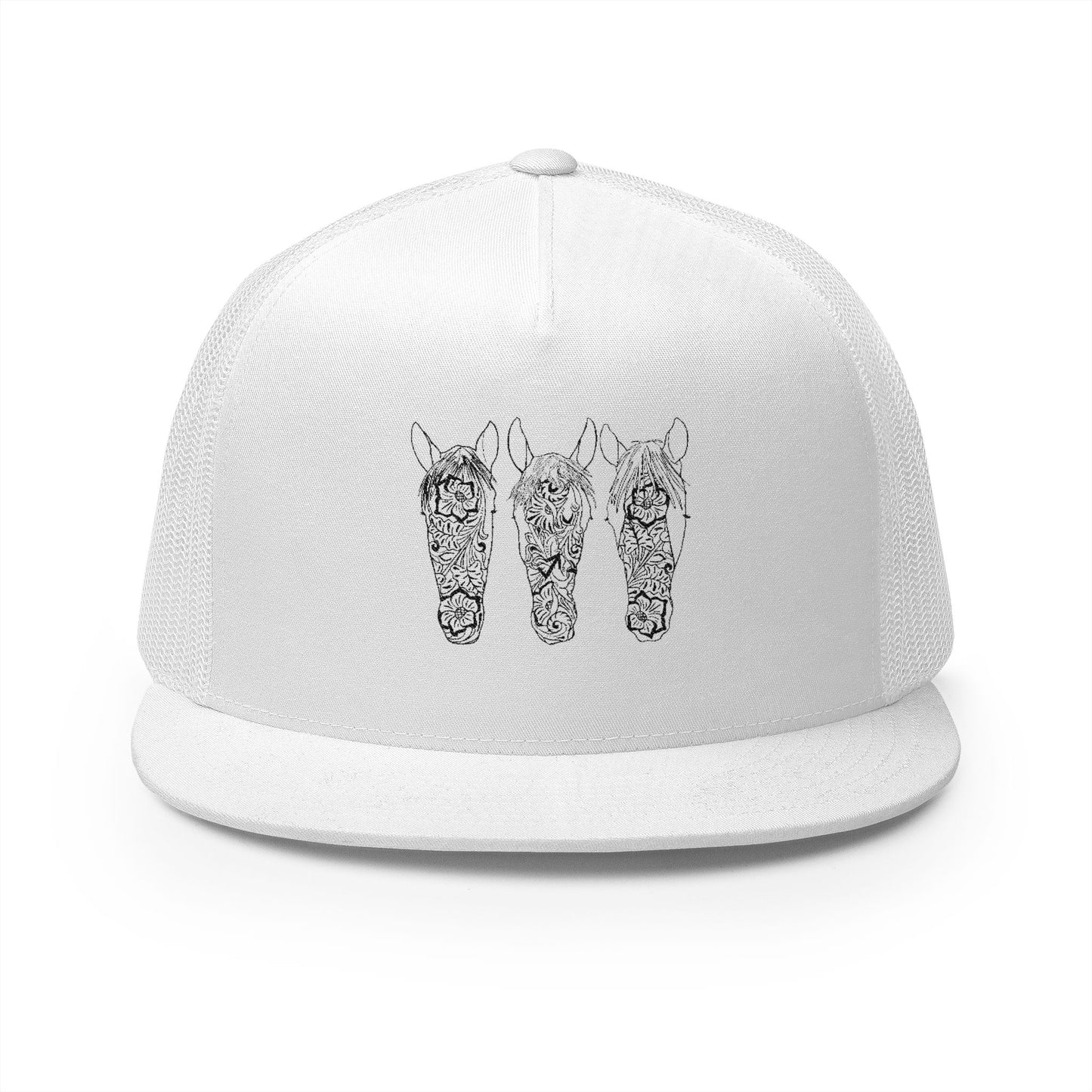 5 Panel Trucker Cap (Embroidery)