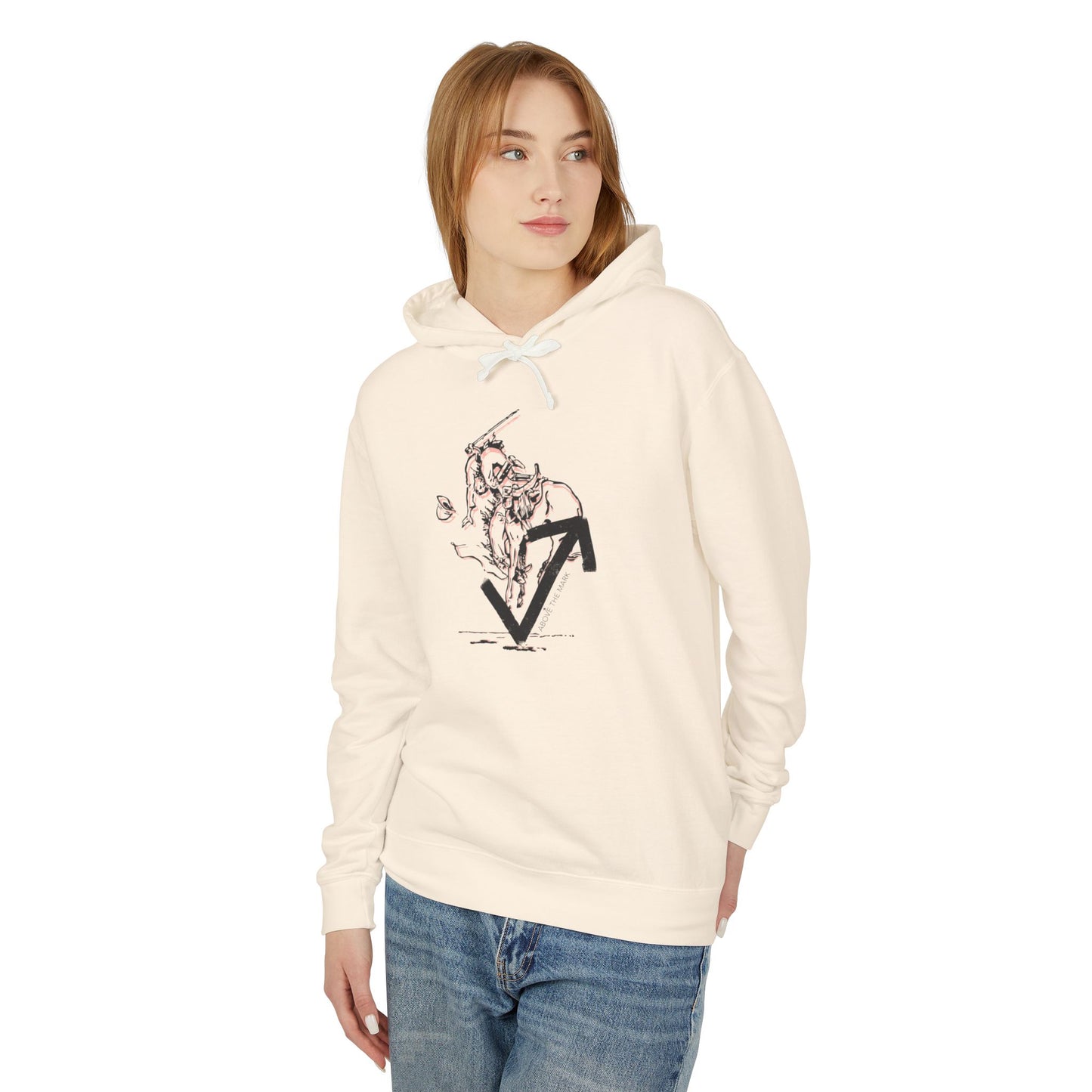 Check Mark Arrow Bucking Horse Hoodie