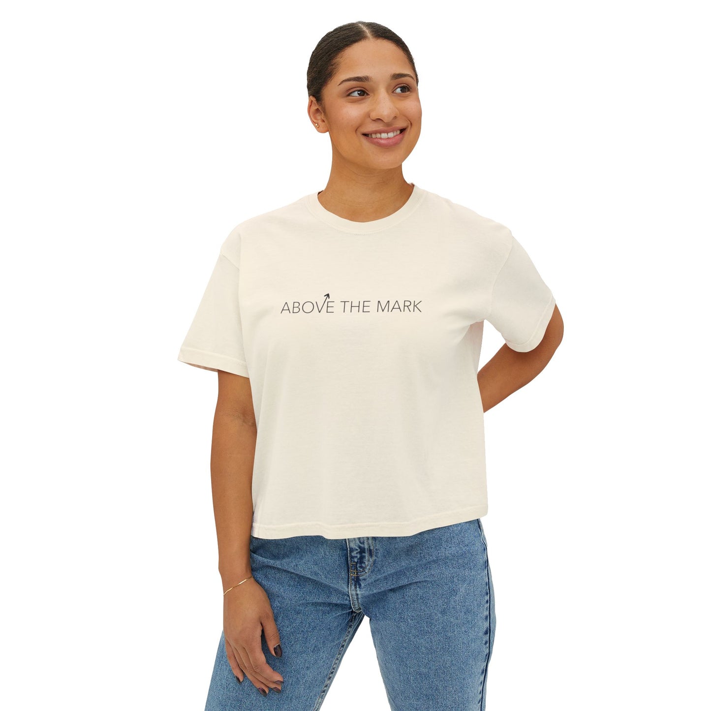 Above the Mark Boxy Tee- 3 good girls