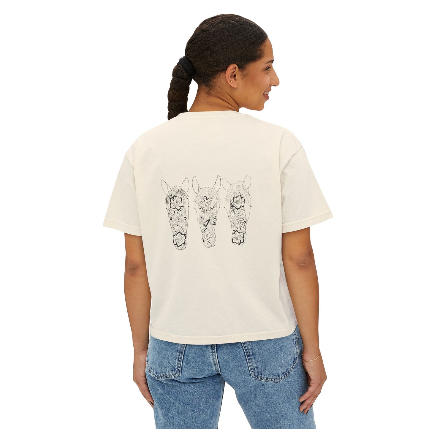 Above the Mark Boxy Tee- 3 good girls