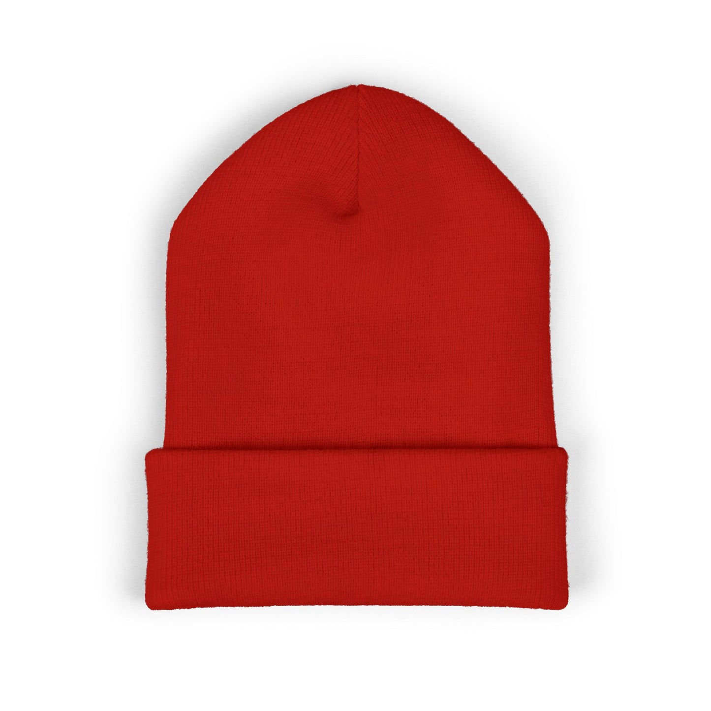 Above The Mark Embroidered Cuffed Beanie