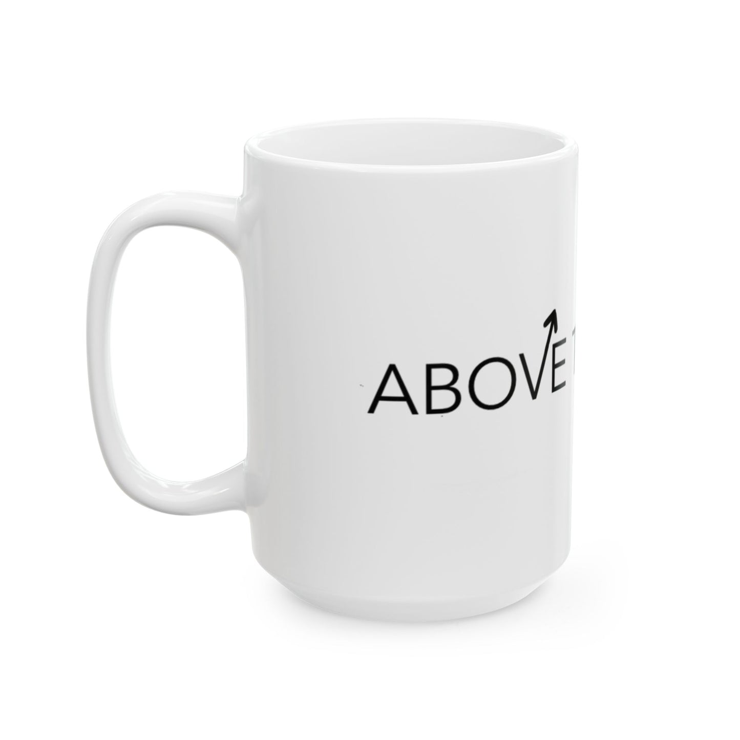 Love The Map Ceramic Mug — Minimalist Travel Quote Coffee Cup (11oz/15oz)