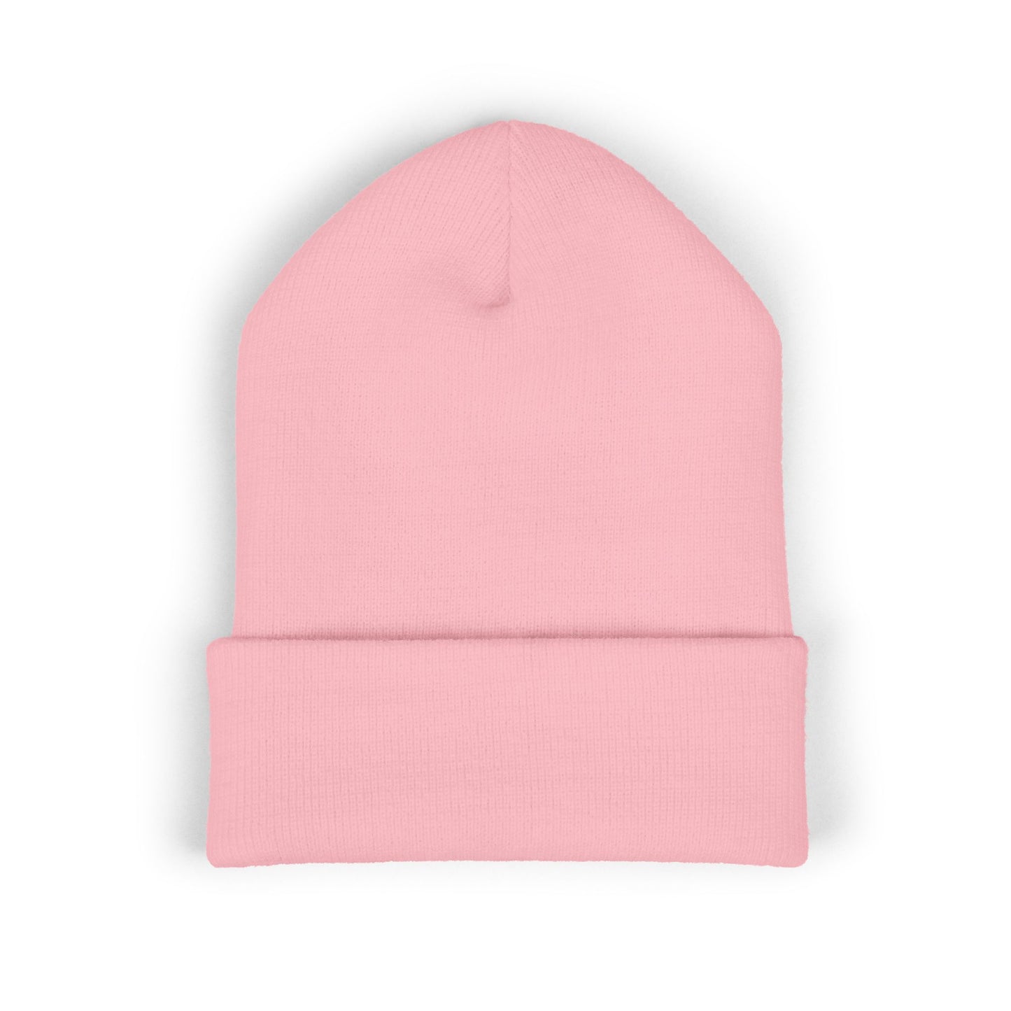 Above The Mark Embroidered Cuffed Beanie