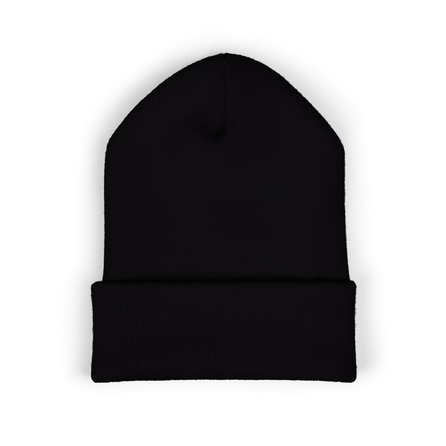 Above The Mark Embroidered Cuffed Beanie